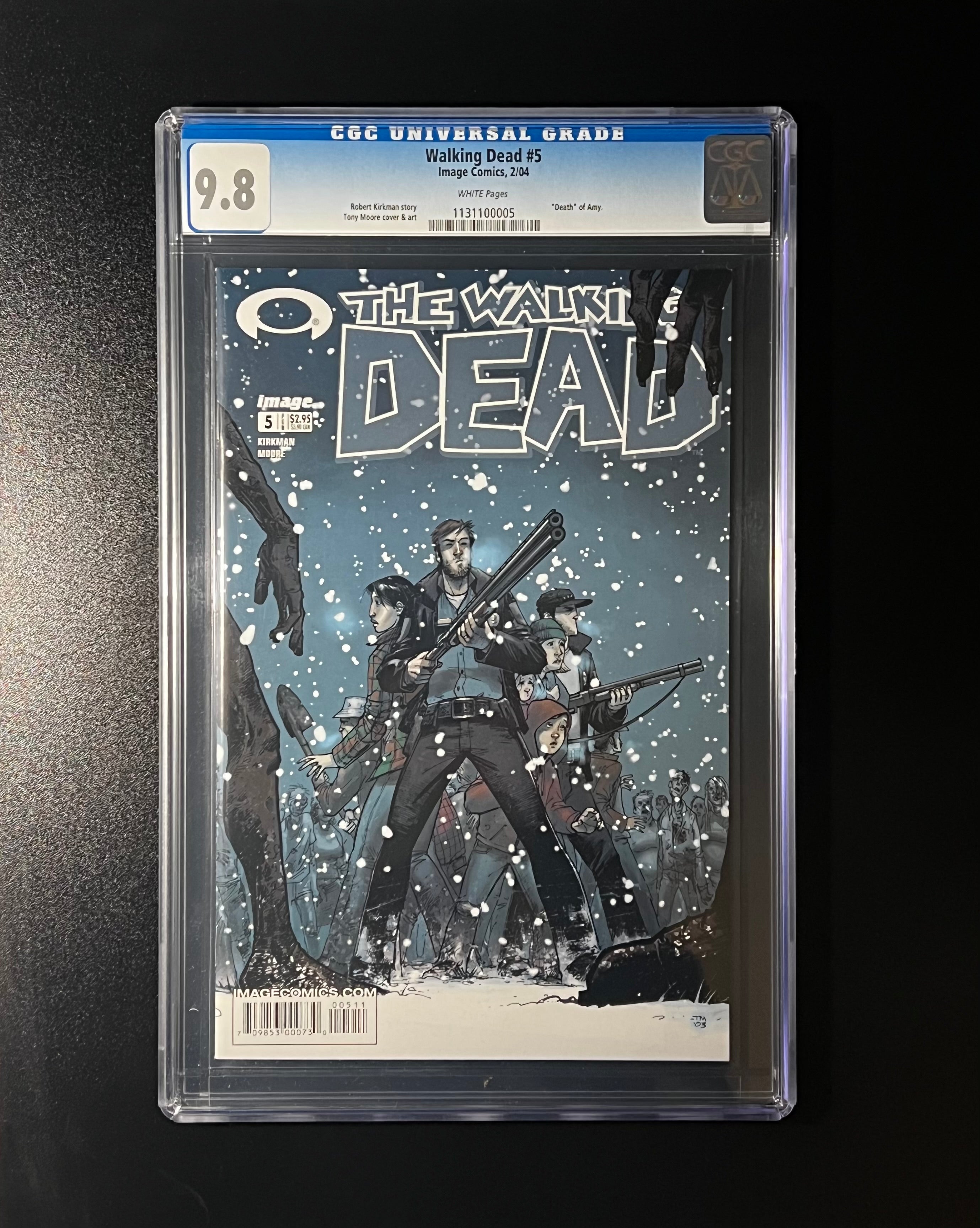 The Walking Dead #5 - 1st Print Image Comics 02/04 (CGC 9.8 White Pages)