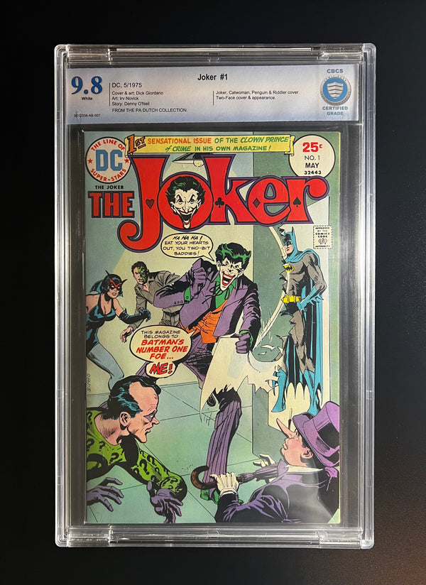 Joker #1 *1st Issue of Joker's Solo Series - DC Comics 05/75 (CBCS 9.8 White Pages)