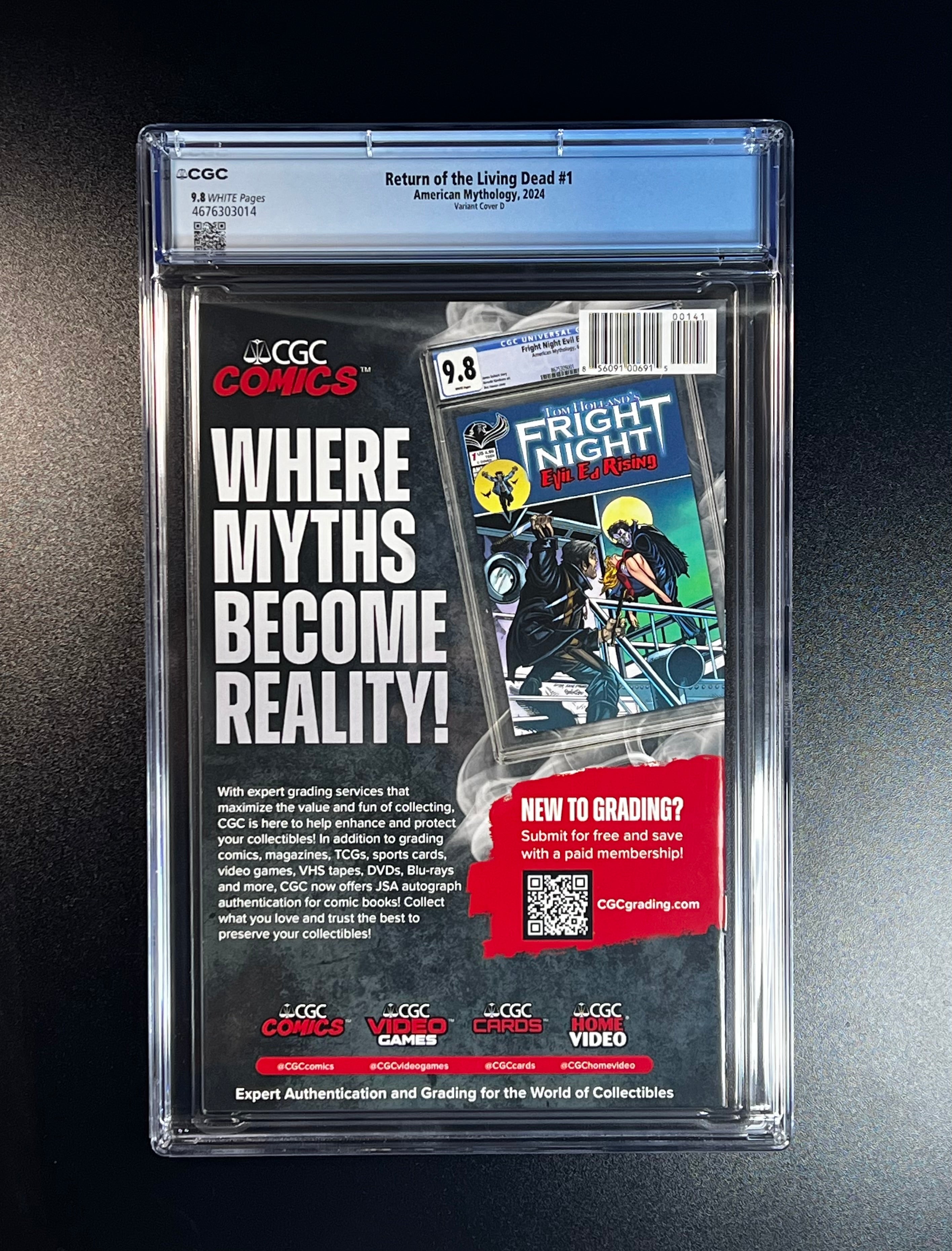 Return of the Living Dead #1 *Cvr D Andrea Arcari - American Mythology 12/24 (CGC 9.8 White Pages)