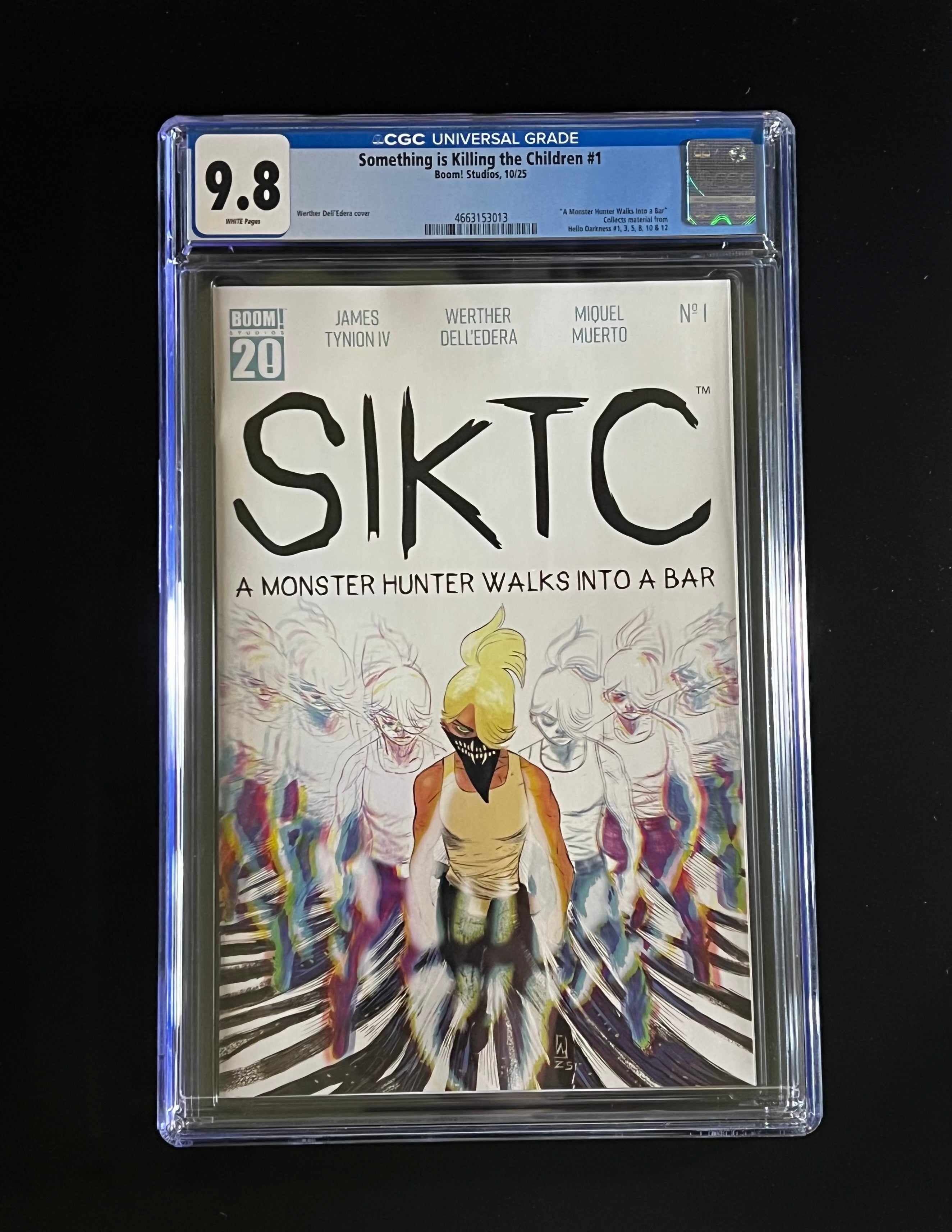 Something is Killing the Children: A Monster Hunter Walks Into a Bar #1 - Boom! Studios 10/25 (CGC 9.8 White Pages)