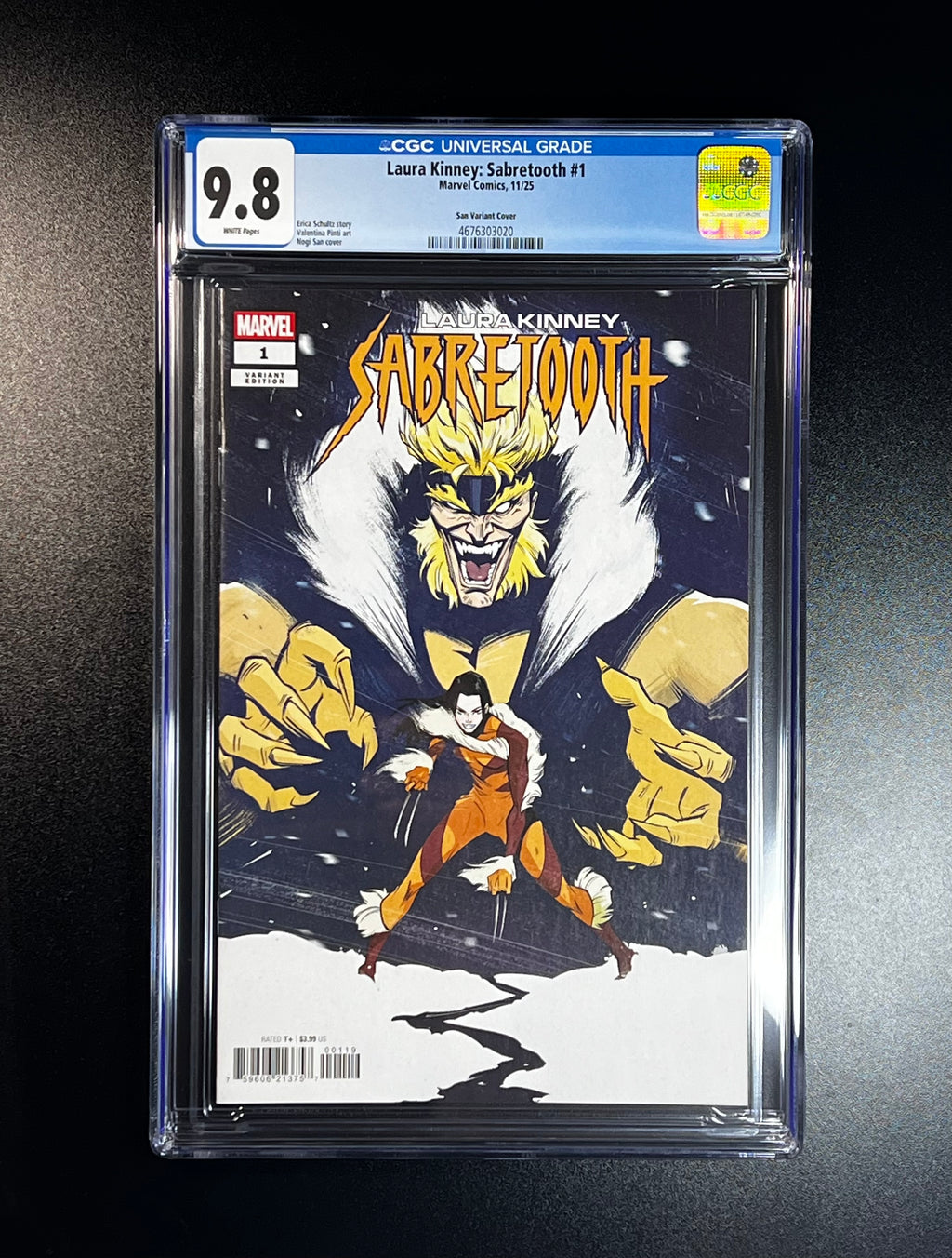 Laura Kinney: Sabretooth #1 *Nogi San Variant Cover - Marvel Comics 11/25 (CGC 9.8 White Pages)