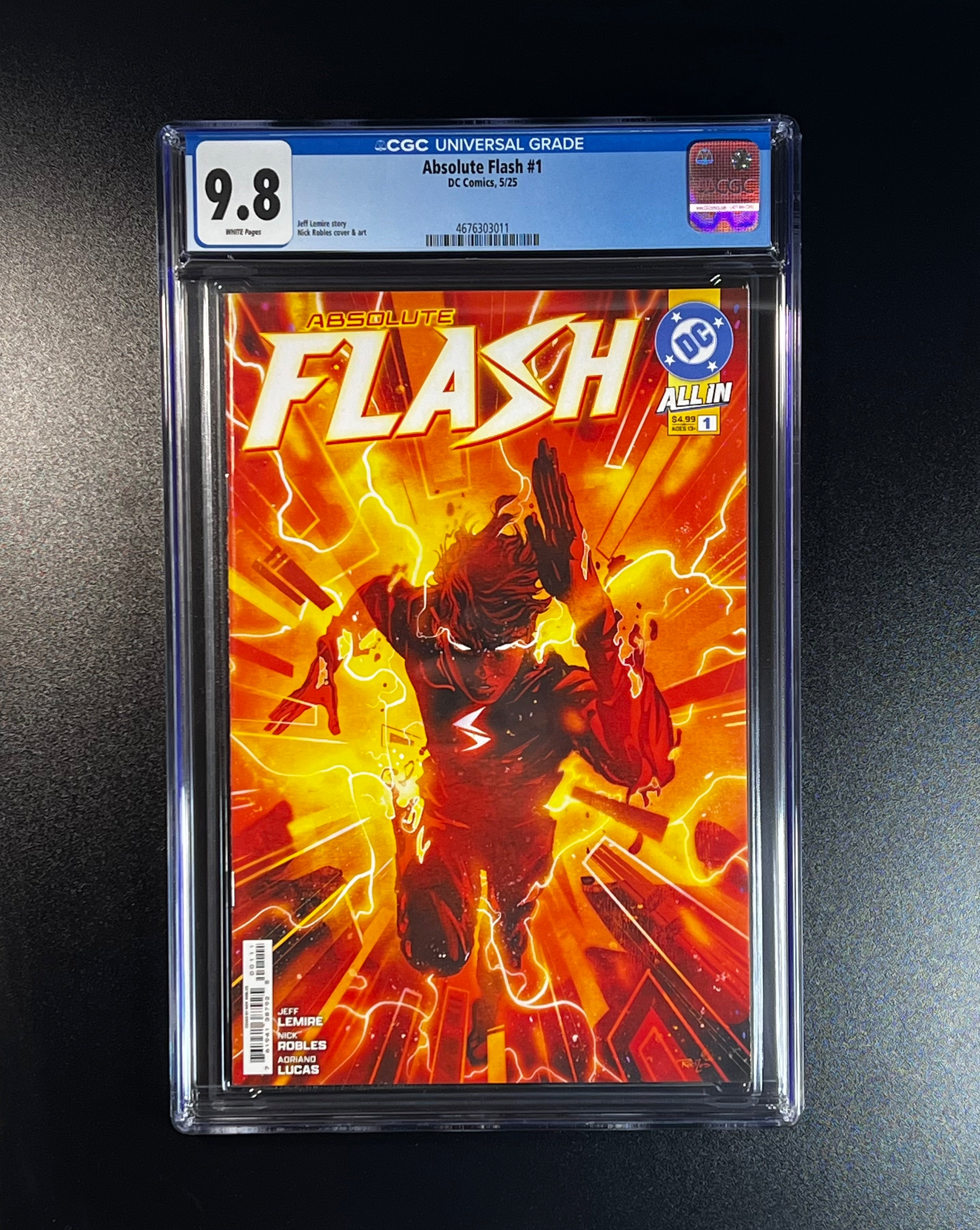 Absolute Flash #1 *Cover A 1st Print - DC Comics 05/25 (CGC 9.8 White Pages)