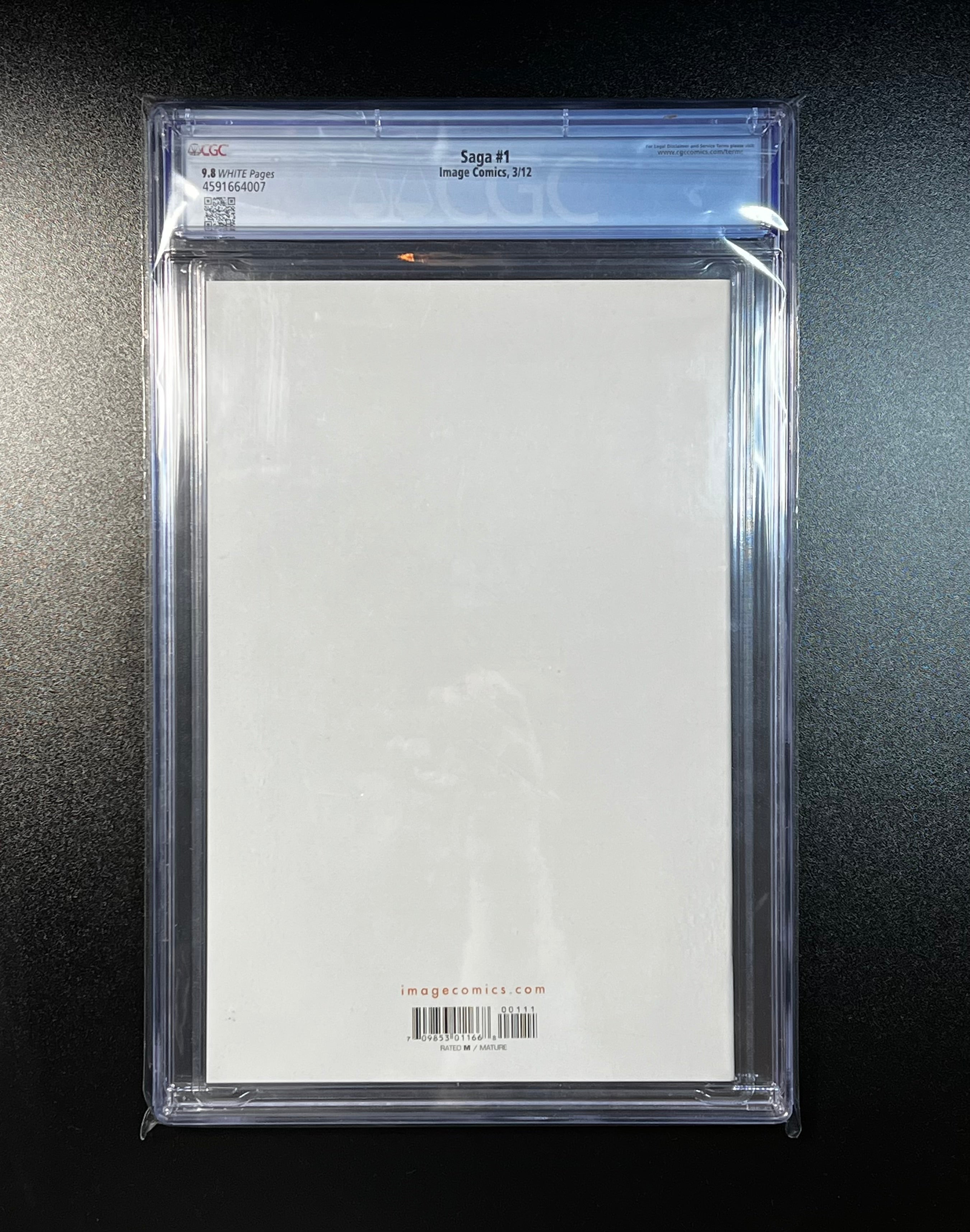 Saga #1 *1st Print - Image Comics 03/12 (CGC 9.8 White Pages) *Brian K. Vaughan Story