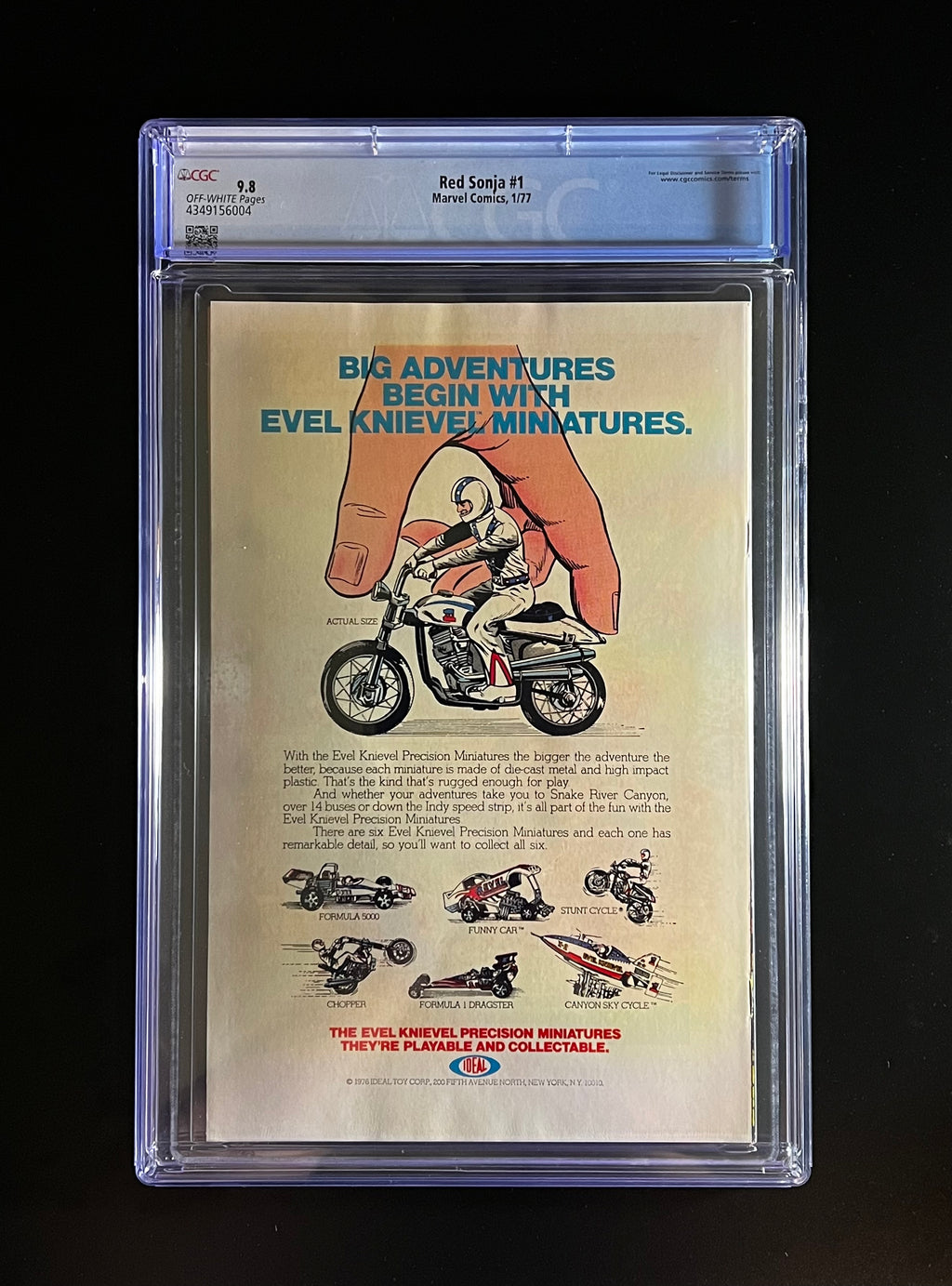Red Sonja #1 - Marvel Comics 01/77 (CGC 9.8 OFF-White Pages)