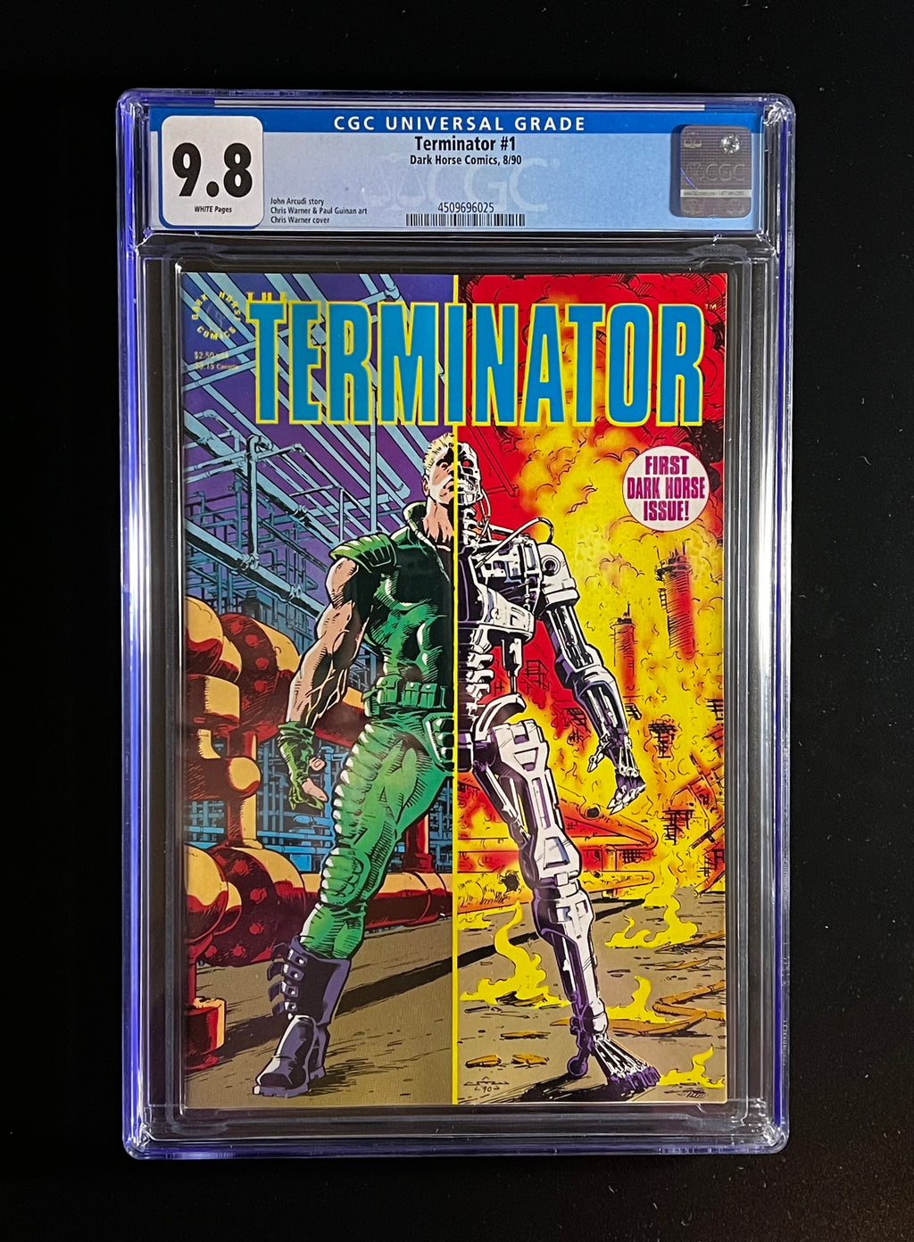 Terminator #1 - Dark Horse Comics 08/90 (CGC 9.8 White Pages)