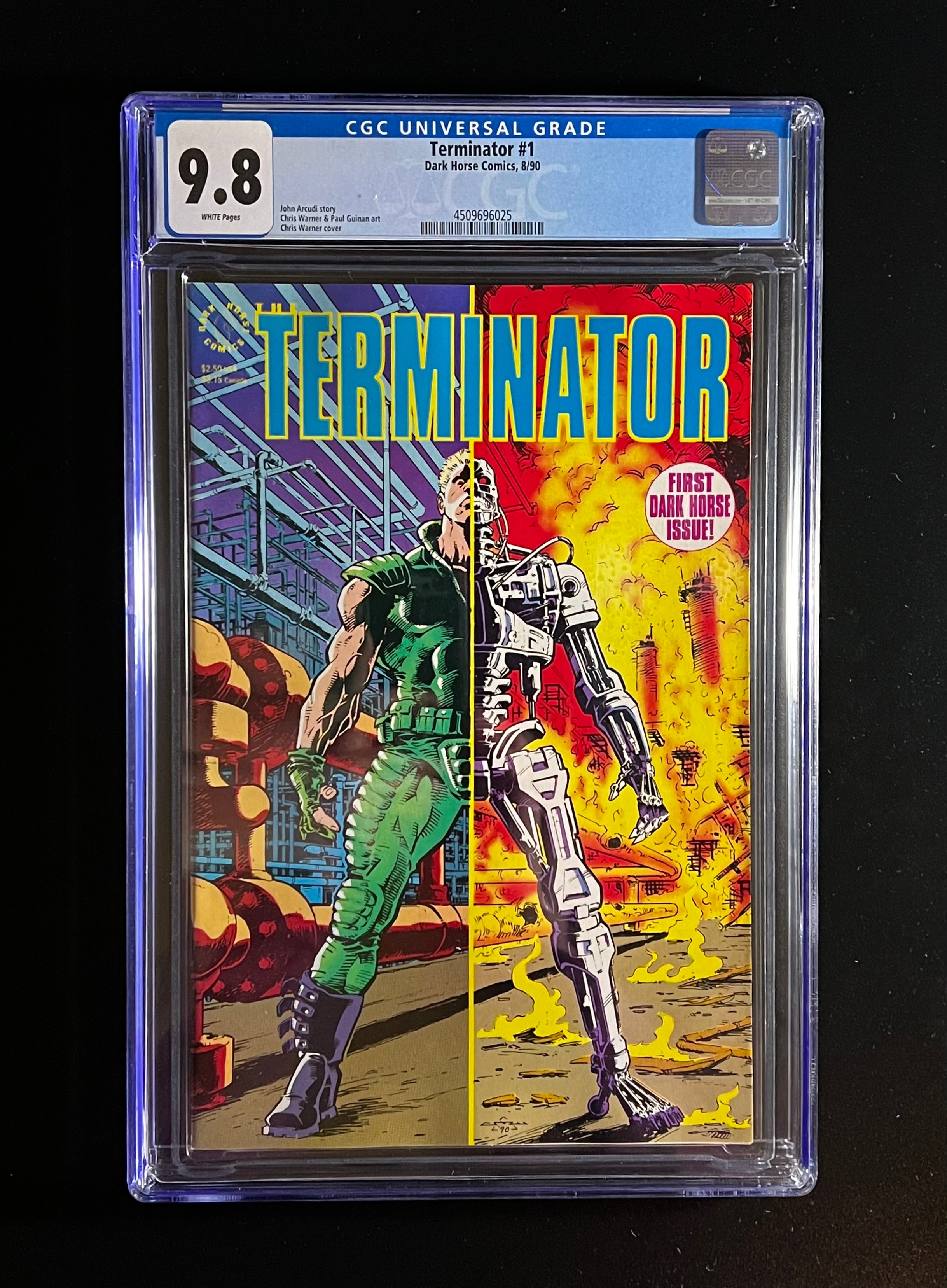 Terminator #1 - Dark Horse Comics 08/90 (CGC 9.8 White Pages)