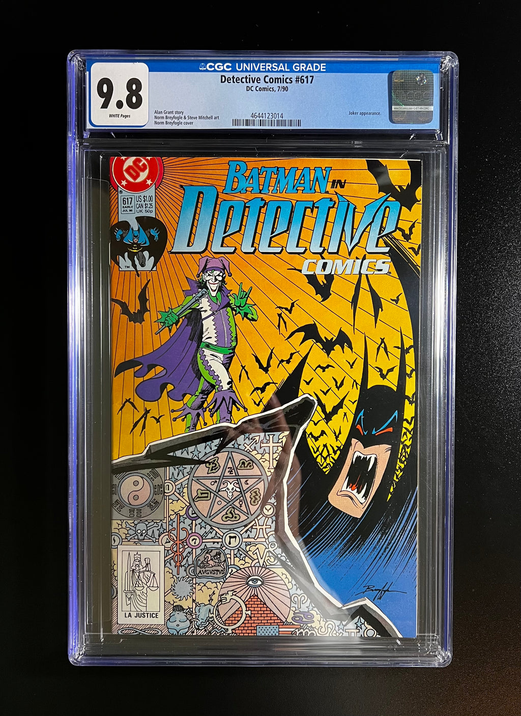 Batman in Detective Comics #617 *Alan Grant Story & Breyfogle Art - DC Comics 07/90 (CGC 9.8 White Pages)