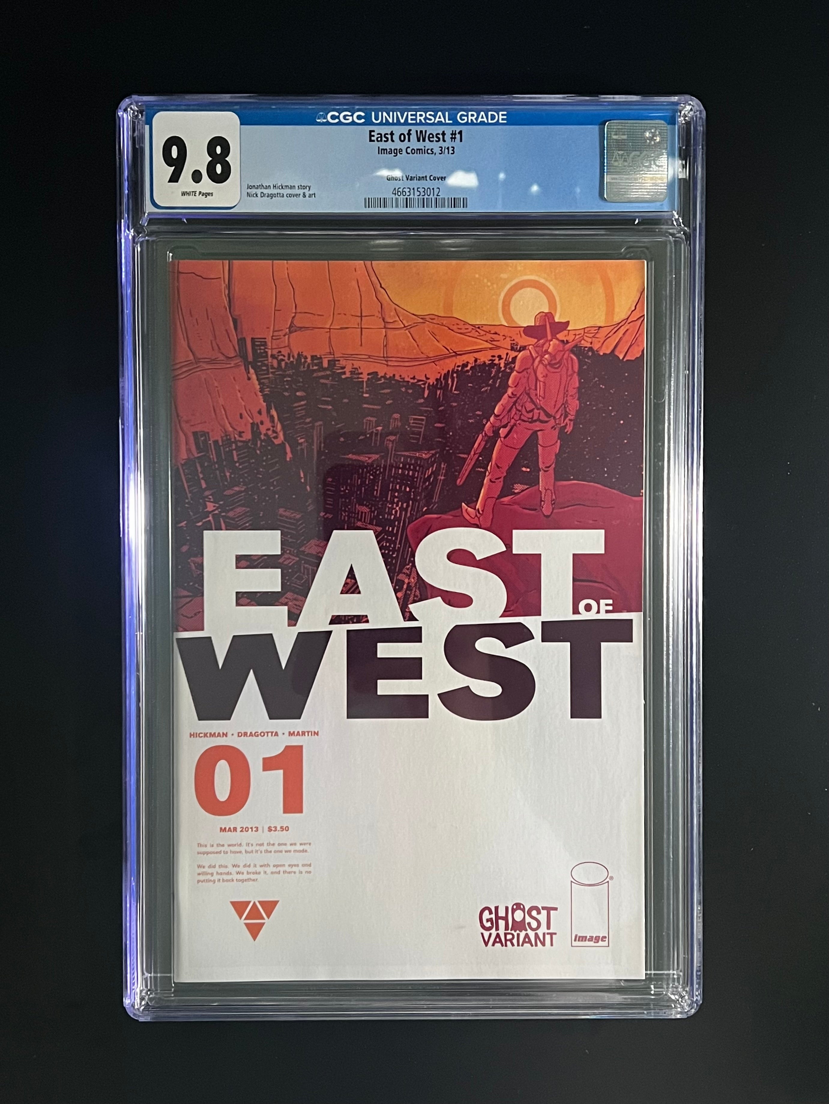 East of West #1 *Ghost Variant Cover - Image Comics 03/13 (CGC 9.8 White Pages)