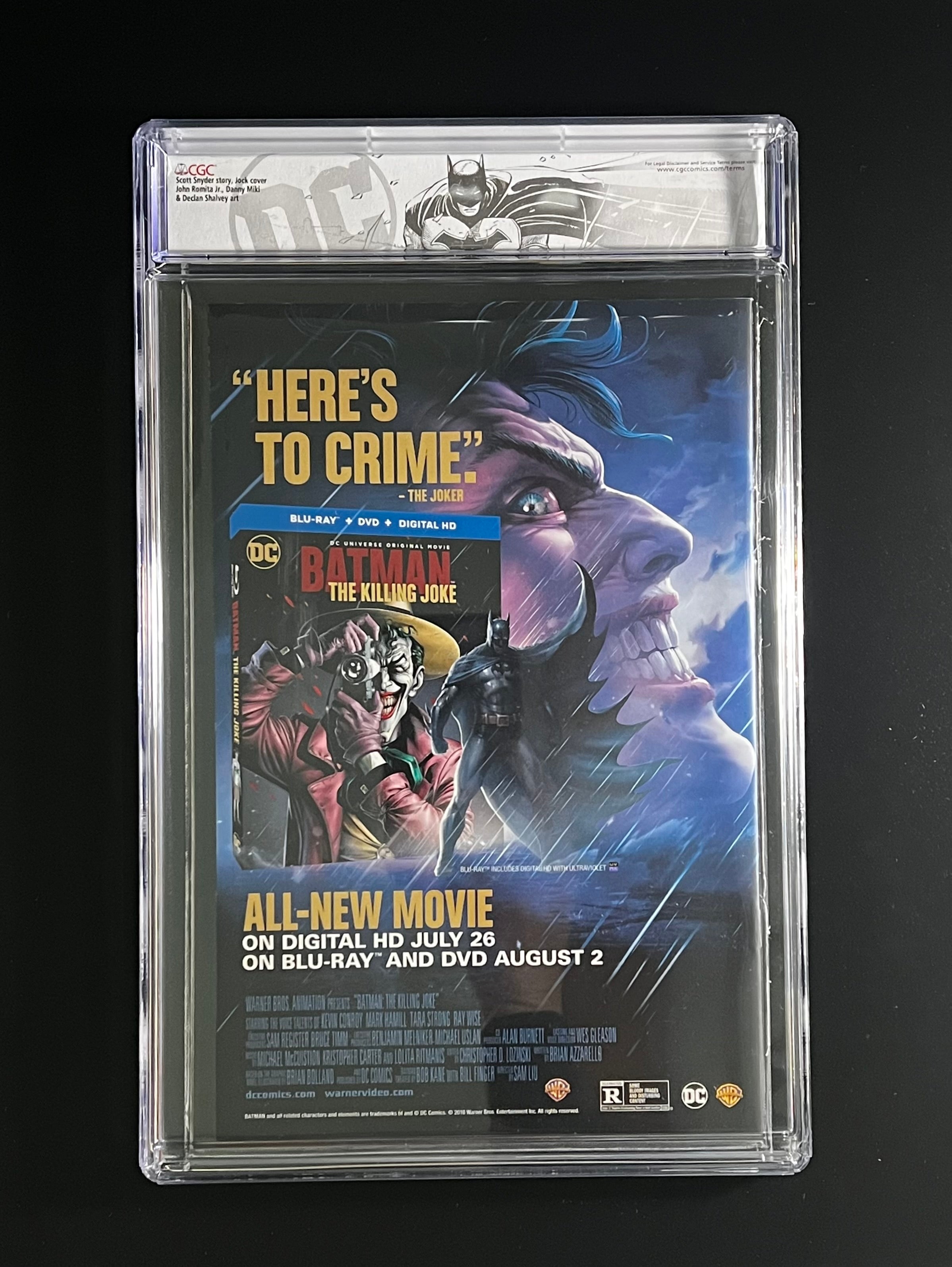 All-Star Batman #1_Jock Variant Cover *Scott Snyder Story - DC Comics 10/16 (CGC 9.8 White Pages)