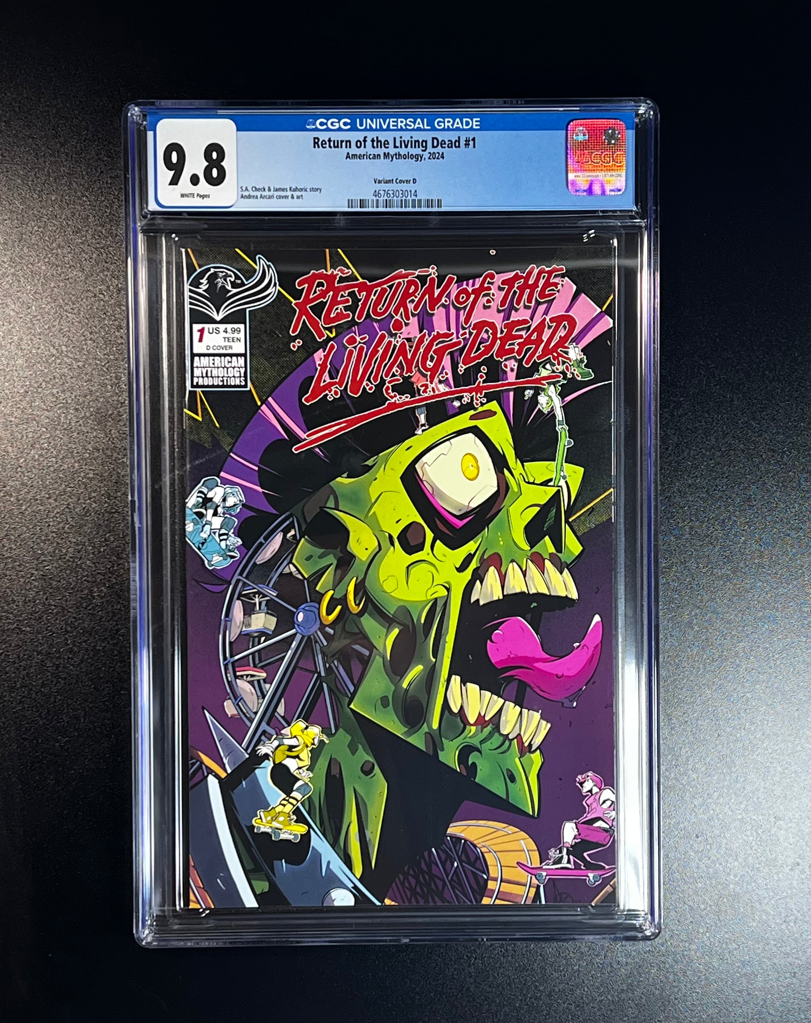 Return of the Living Dead #1 *Cvr D Andrea Arcari - American Mythology 12/24 (CGC 9.8 White Pages)