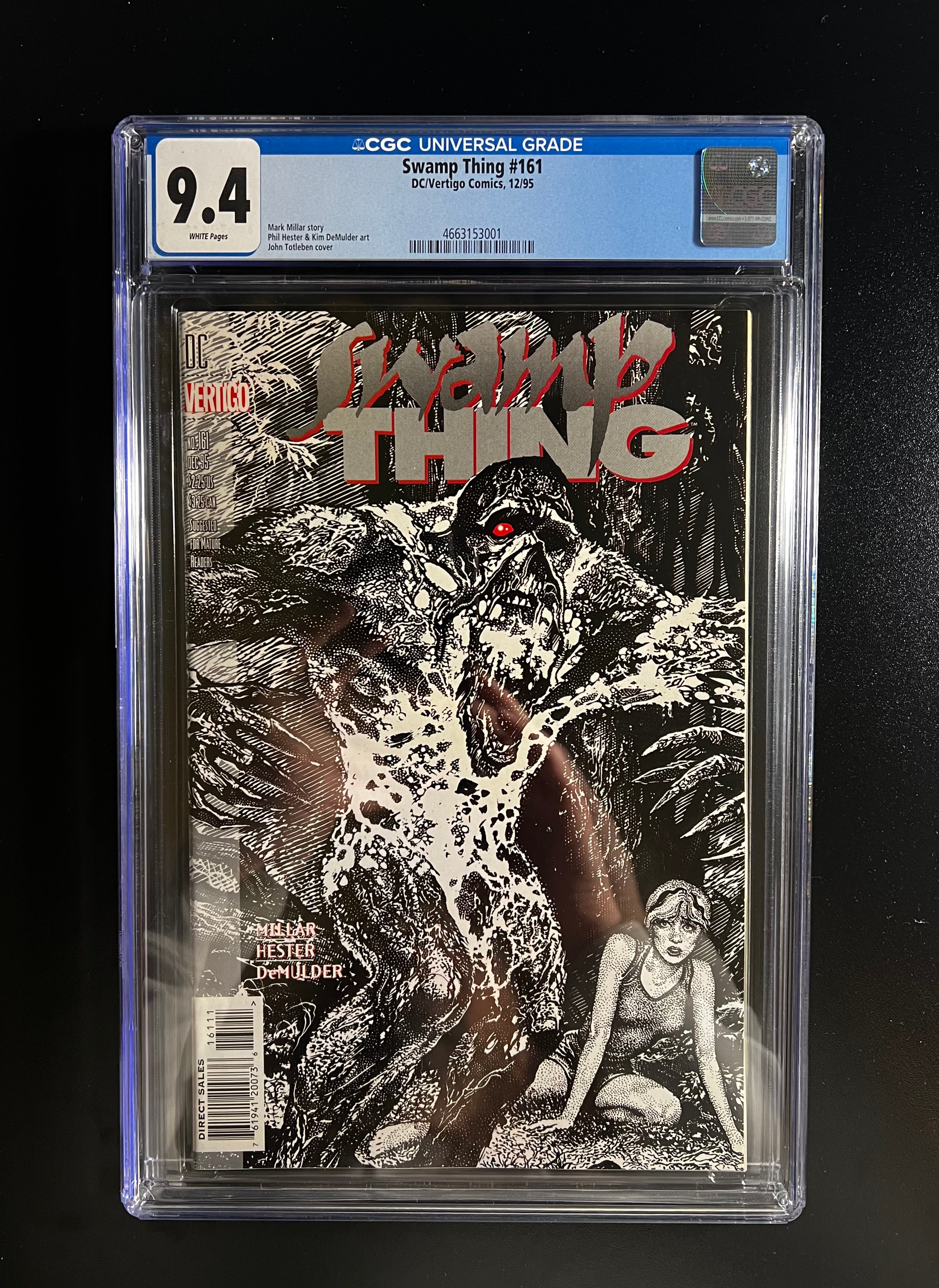 Swamp Thing #161 - DC/Vertigo_Mark Millar 12/95 (CGC 9.8 White Pages)