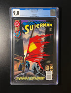Superman #75 *NEWSSTAND - D.C. Comics 01/93 (CGC 9.8 White Pages) THE DEATH OF SUPERMAN!