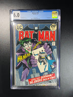 Batman #251 *CLASSIC Neal Adams Joker Cover - DC Comics 09/73 (CGC 6.0 Off-White to White Pages)
